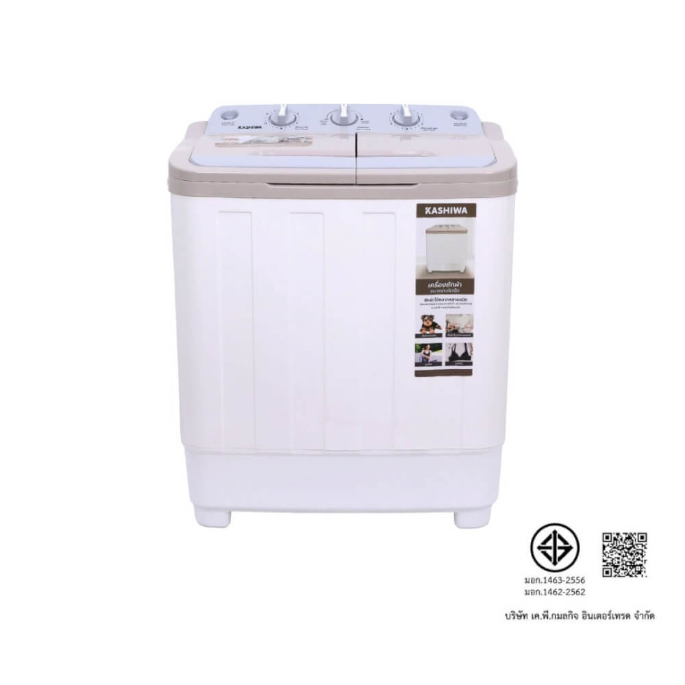 เครื่องซักผ้า KASHIWA รุ่น S36C ขนาด 9 กก.  สีขาว_12